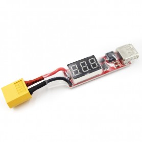 2S-6S Lipo Battery XT60 Plug to USB 5V 2A Converter 2