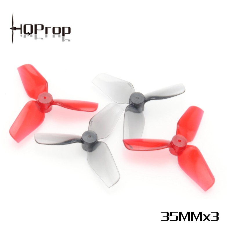 HQ Micro Whoop Prop 35MMX3 Grey - Poly Carbonate - 1MM Shaft HQ Micro Whoop Prop 35MMX3 Grey - Poly Carbonate - 1MM Shaft