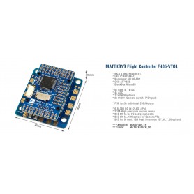 Mateksys Flight Controller F405-VTOL 2