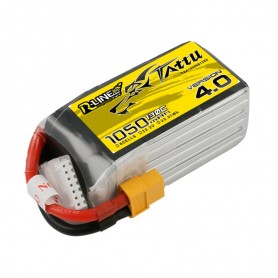 Tattu R-Line Version 4.0 1050mAh 22.2V 130C 6S1P Lipo Battery Pack with XT60 Plug 2