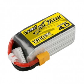 Tattu R-Line Version 4.0 1300mAh 22.2V 130C 6S1P Lipo Battery Pack with XT60 Plug 2